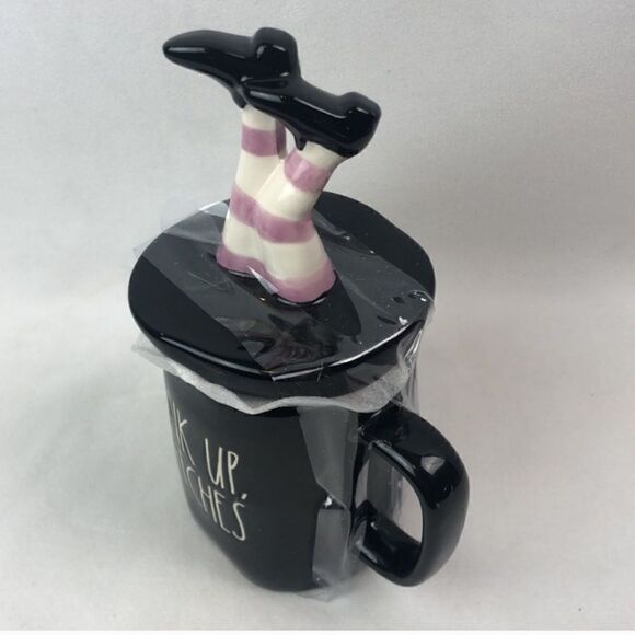 Rae Dunn DRINK UP WITCHES mug with topper - Picture 2 of 3